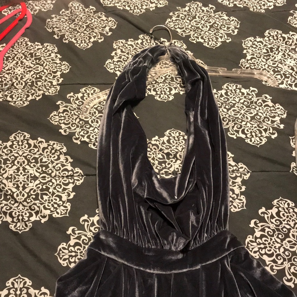 House of CB velvet dress